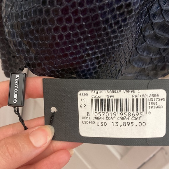 Armani $14k python jacket - Picture 6 of 17